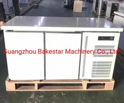 Fan Cooling Stainless Steel Refrigerator Workbench with Drawers