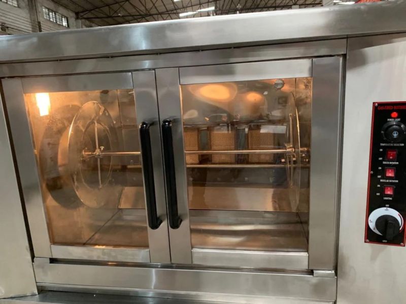 Commercial Gas Chicken Rotisserie, Stainless Steel Gas Chicken Rotisserie for Sale, Chicken Rotisserie Oven