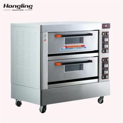 Commercial 2 Decks 4 Trays Electric Oven for Baking