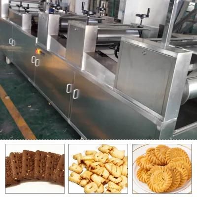 High Capacity 100kg--500kg Full Automatic Biscuit Making Machine for Factory