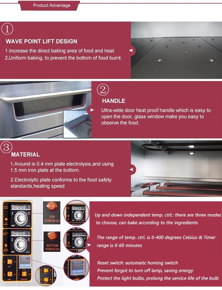 Industrial Commercial One Deck Two Trays Gas Oven CS-G12