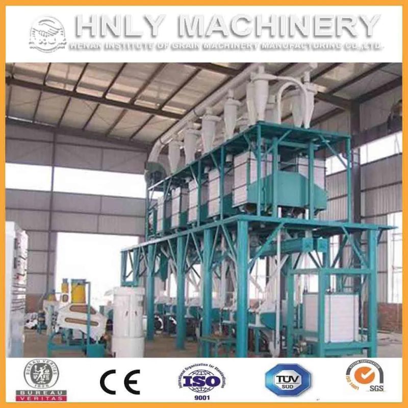 100t/D Complete Corn Milling Machinery/Maize Flour Mill