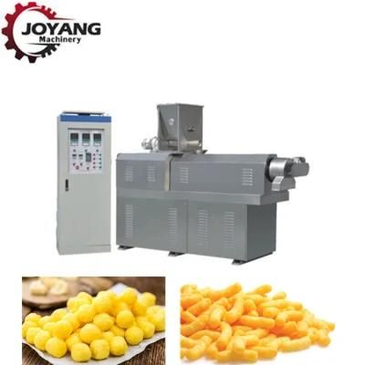 Twin Screw Snack Food Extruder Production Line Corn Chips Puffing Machine