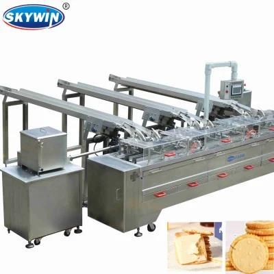 Automatic Sandwich Biscuit Flow Wrapping Machine