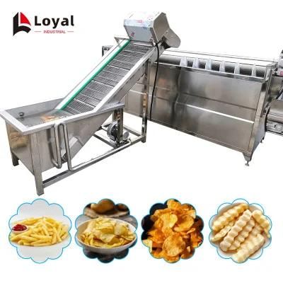 Top Sell Chips Processing Line Potato Chips Machines Mcdonalds Potato Line