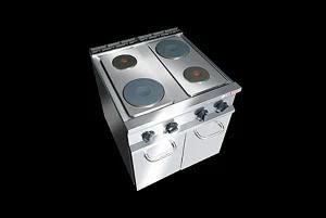 Free Standing Six Cookers Electric Range with Electric Oven