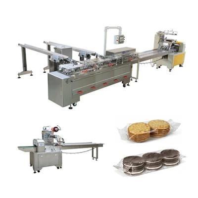 Skywin Ice Cream Biscuit Sandwiching Machine Cookie Production Line