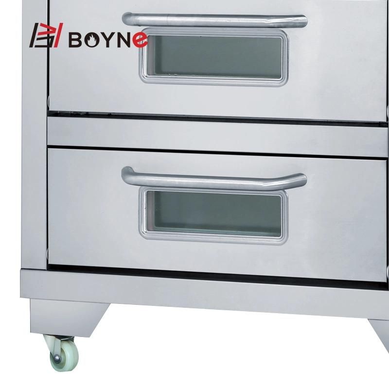 Electric Commercial Three Deck Stainless Steel Bread Baking Oven