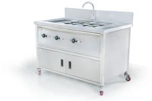 Commercial Electric Pasta and Soup Cooker (Six Baskets and Two Tanks)