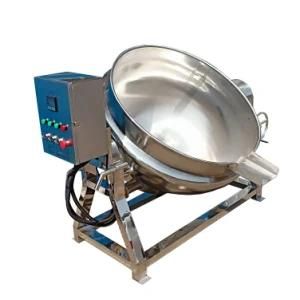 Sweetened Bean Paste/Sauce Electric Tilting Boiling Pan 100 L Jacketed Kettle