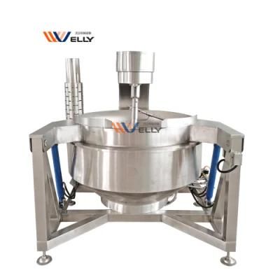 Steam Heating Jacket Kettle Mixer Commercial Jacketed Kettle