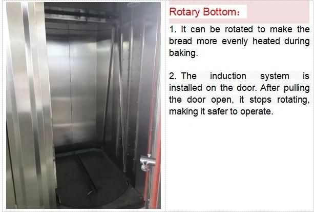 Commercial 64 Trays Rotary Ovens 2 Trolley Rotary Rack Oven for Bakery / Baking China Supplier Rotary Rack Oven Electric Rotary Rack Oven Equipment for Sale