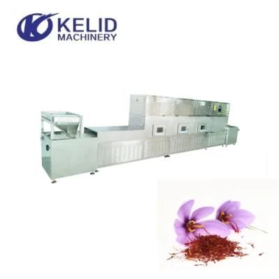 Industrial Mesh Belt Microwave Drying and Baking Saffron Machine