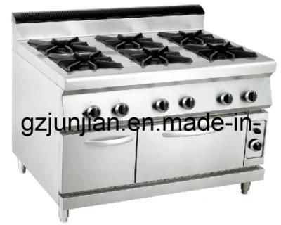 Gas 6-Burner Range with Gas Oven (LUR-890-6GV)