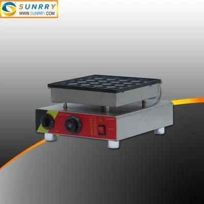 2018 Hot Sell Electric Poffertjes Grill Maker Single Plate for 25 PCS Poffertjes Grill