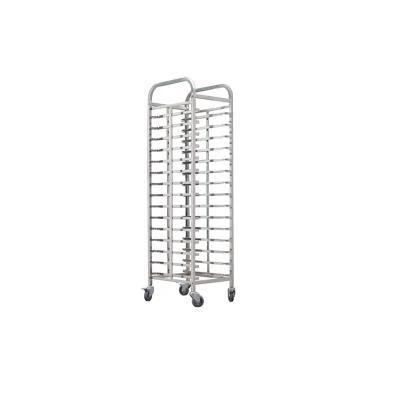 Stainless Steel Knocked-Down Commercial Kitchen Cart Hotel Hospital Food Trolley