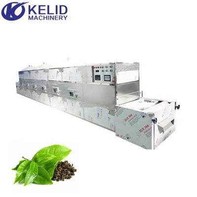 Full Automatic PLC Control Microwave Green Leaf Black Tea Dryer Machine