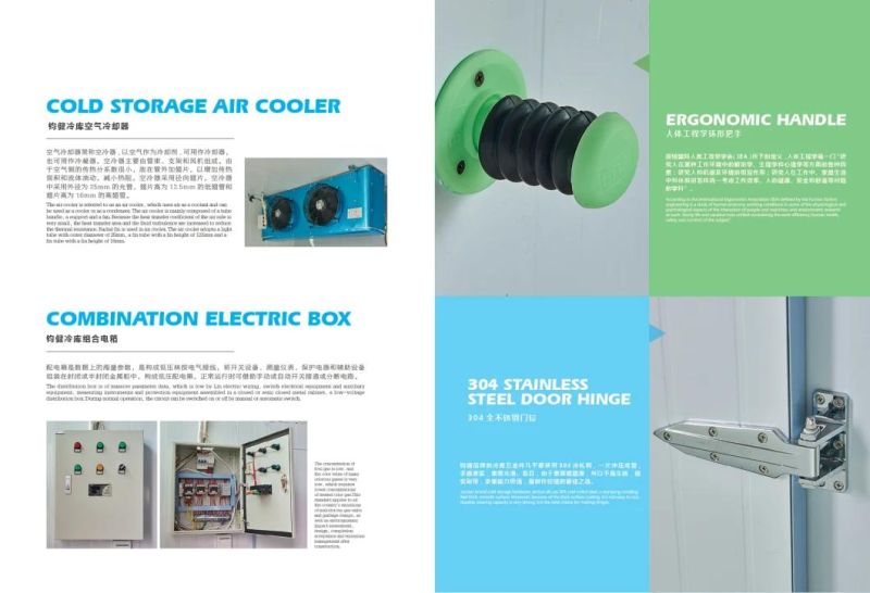 Insulated Doors Cold Storage Room with Energy Saving for Fish Storage