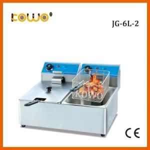 Stainless Steel Table Counter Top Electric Deep Chicken Potato Chips Fryer for Cooking ...