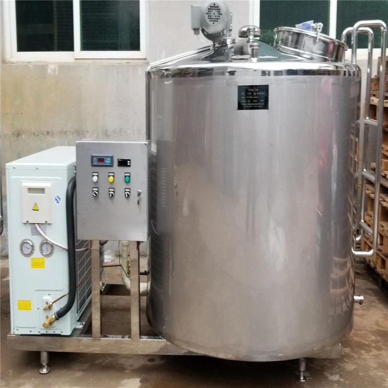 500L to 15000L Milk Cooling Tank Horizontal Milk Cooling Vat Price