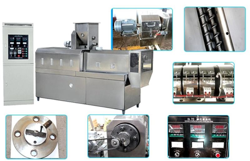 Artificial Fortified Nutritional Rice Twin Screw Extruder Making Processing Machine Production Line
