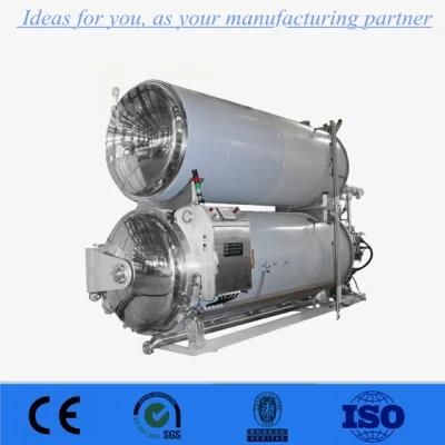 Industrial Horizontal Vegetable Juice Milk Food Steam Autoclave Sterilizer