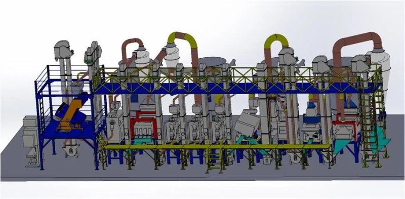 Completely Paddy Dryer Machine for Paddy Rice Corn Drying Mill Line