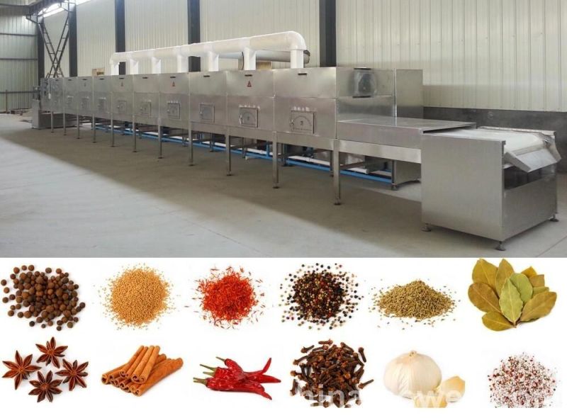 Industrial Net Belt Food Dryer Microwave Drying Oven Machine