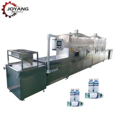Tunnel Continuous Microwave Bottled Oral Liquid Sterilizer Sterilizing Machine