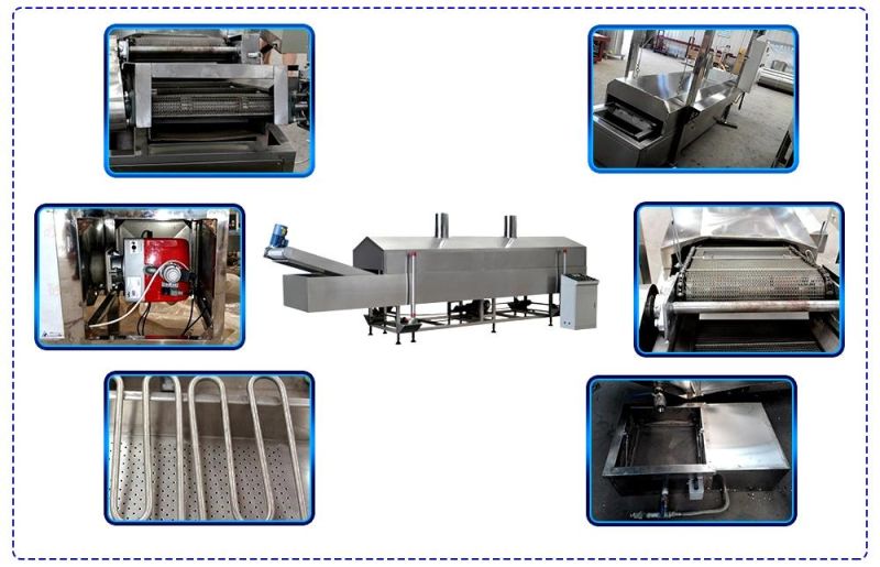 High Quality Automatic Fried Food Production Line Industrial Fried Dough Food Making Machine for Sale