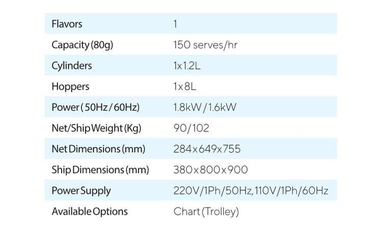 Soft Freezer Ice Cream Machine (6210-C)