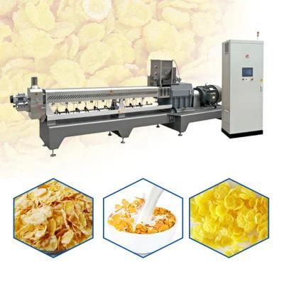 Industrial Corn Flakes Cereals Making Machine Corn Flakes Processing Line