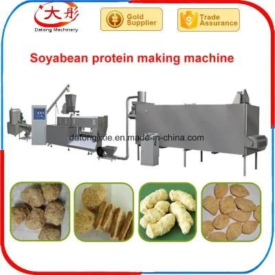 Soya Protein Food Extrusion Processing Line Industrial Soya Snacks Processing Line