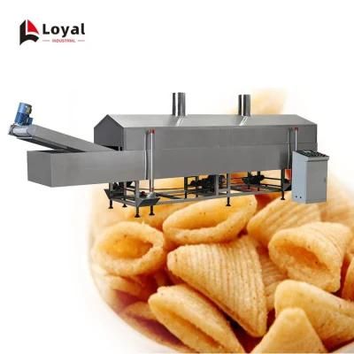 Small Scale and Industrial Continuous Frying Line with Factory Price for Sale