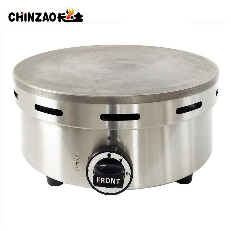 40cm Large LPG Gas Single Hot Plate Crepe Maker Machine