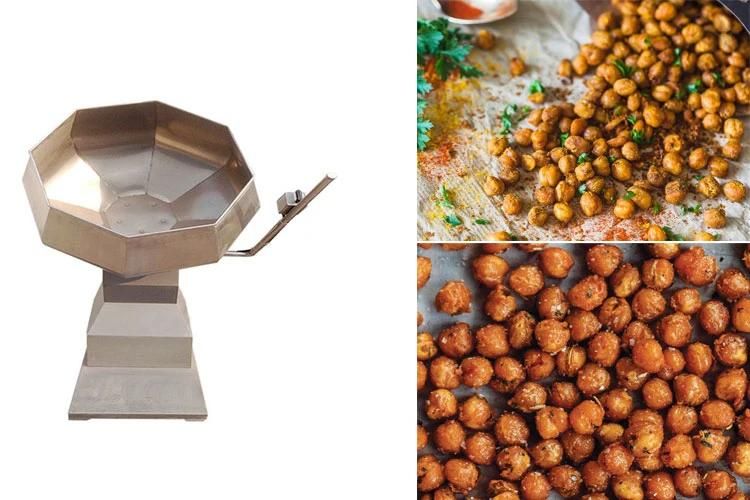 Octagonal Seasoning Coating Machine Mixing Chickpeas Seasoning Machine