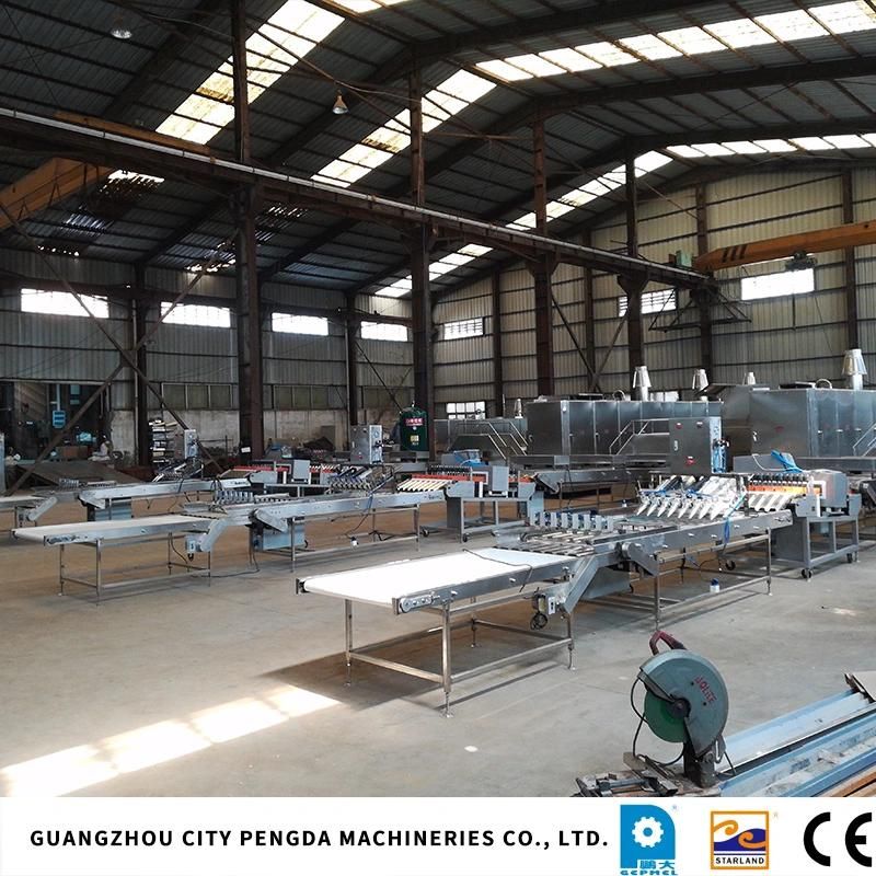 Fully Automatic Sugar Rolled Cone Machine Waffle Cones Production Line