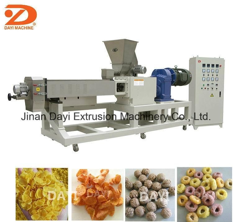 High Quality Star Breakfast Cereal Twin Screw Extruder Making Machine