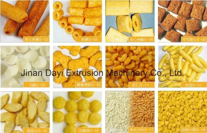 Corn Puff Snack Chips Food Processing Machine Line