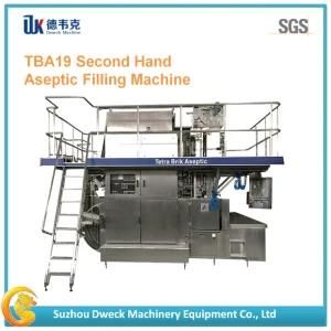 Second Hand Filling Machine Tba/19 250ml Brick Liquid Filling Machine Used Machine Milk ...