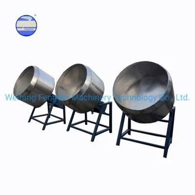 Stainless Steel Chocolate Peanut Sugar Nuts Candy Coating Machine