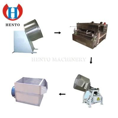 Best sale peanut coating machine Fish skin peanut production line / Octagonal mixer