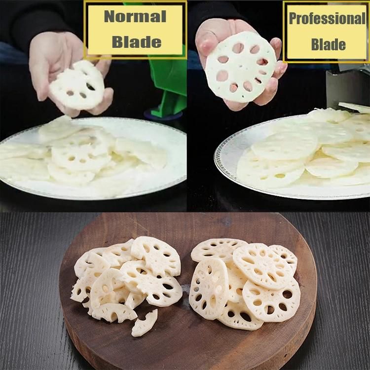 Ginger Slicing Machine Banana Cutting Lotus Root Slicer Vegetable Cutter Lemon Slicer