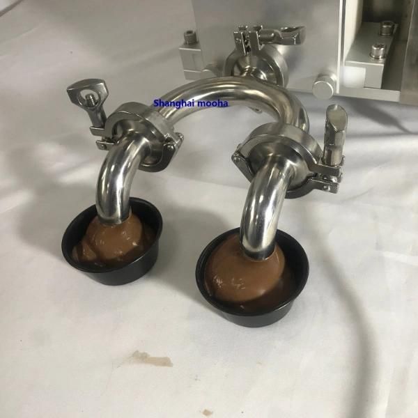 Horizontal Bread Sauce Cream Injector Croissant Chocolate Injecting Filling Equipment
