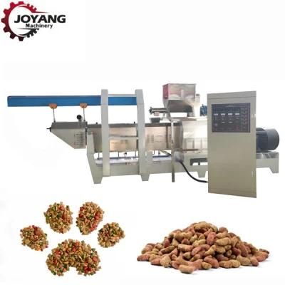 Large Scale 1 - 3 T / H Aminal Pet Dog Cat Food Fish Feed Processing Making Machine