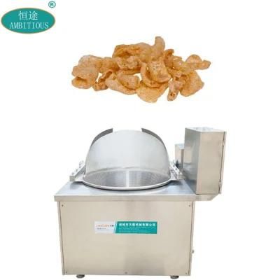 Batch Type Fryer Fried Food Pork Skin Frying Machine
