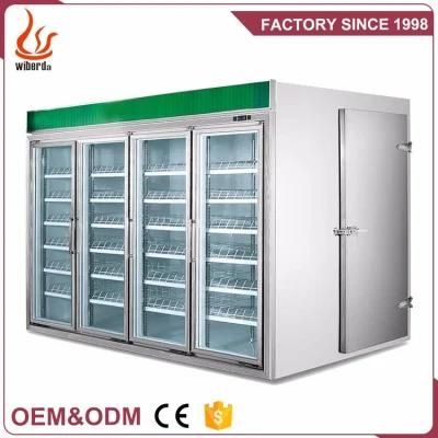 Commercial Vegetable Refrigerator/Fruit Chiller Used in Supermarket