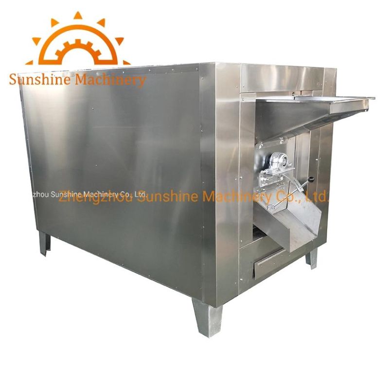 Grain Groundnut Beans Nut Peanut Roaster Machinery