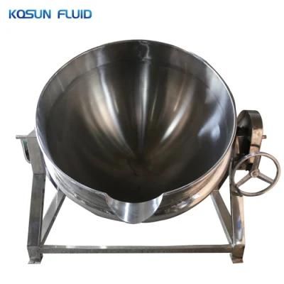 304 Stainless Steel Industrial Electric Steam Jacket Kettle