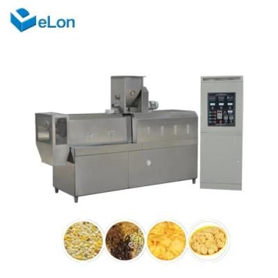 Stainless Steel Corn Flakes Breakfast Cereal Machine Corn Flakes Making Production Line ...